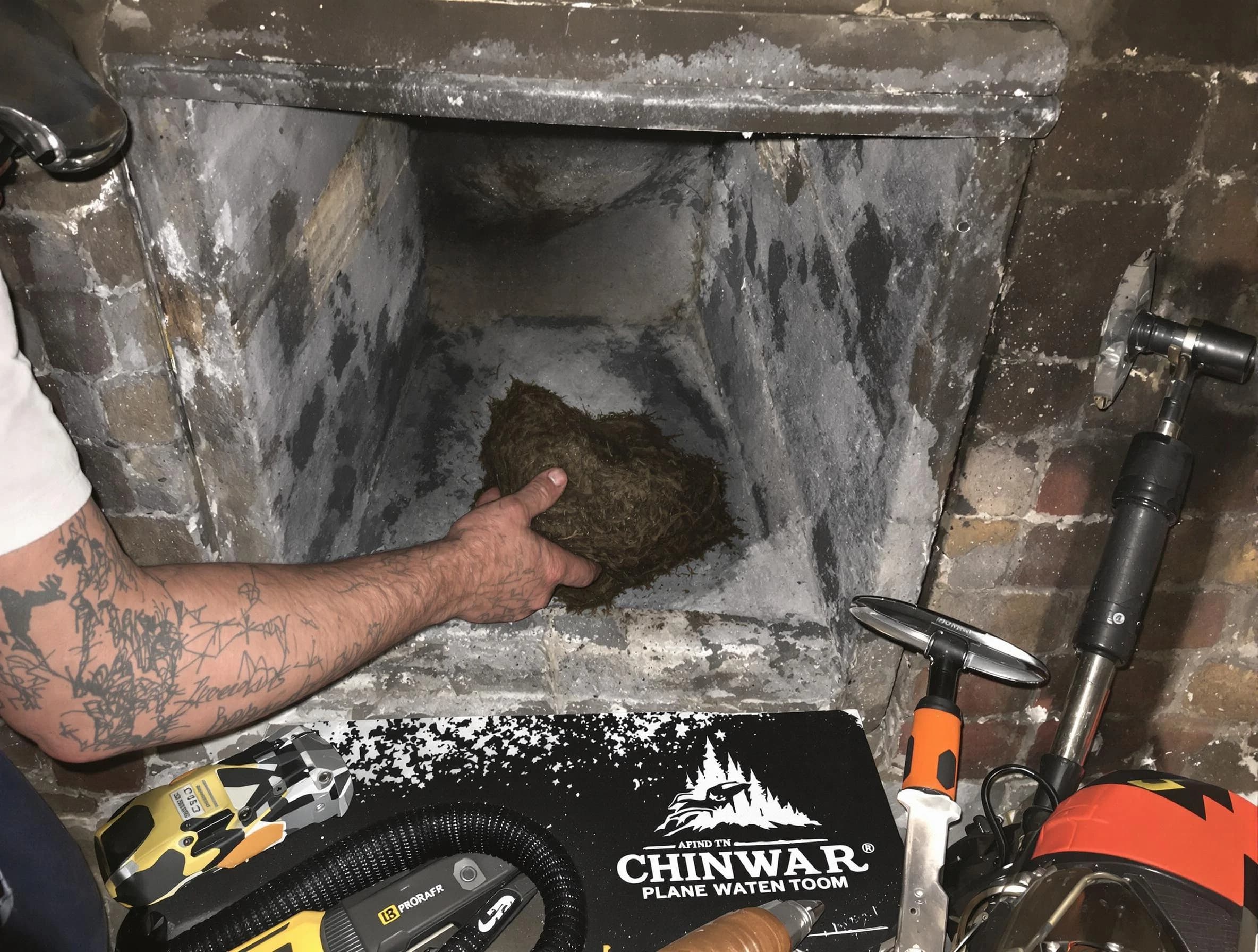 Meadow Lake Chimney Sweep safely removing debris and screening chimney in Meadow Lake, NM