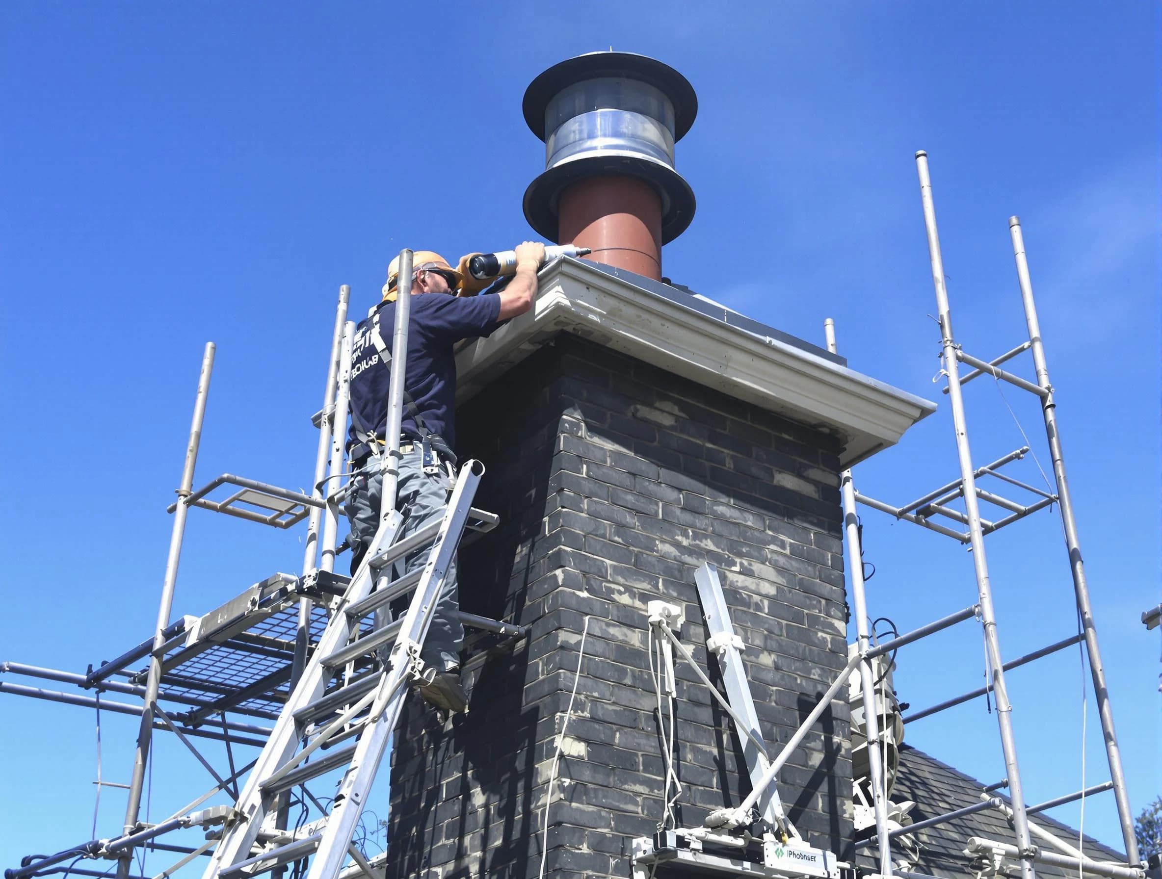 Sturdy chimney crown finished by Meadow Lake Chimney Sweep in Meadow Lake, NM