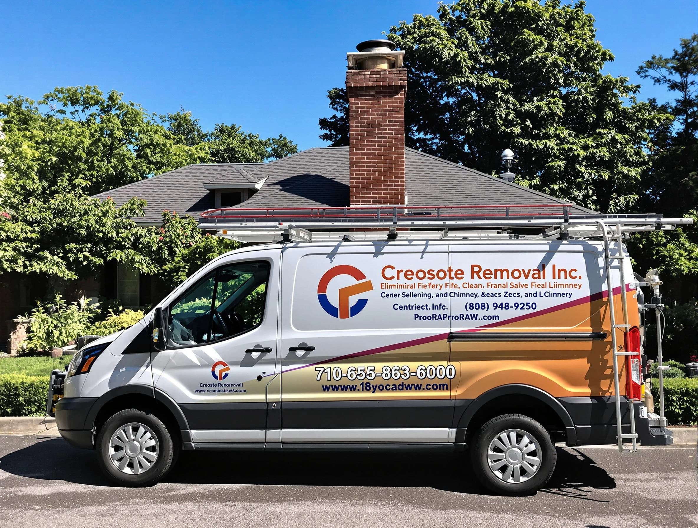 Meadow Lake Chimney Sweep technician removing creosote safely in Meadow Lake, NM