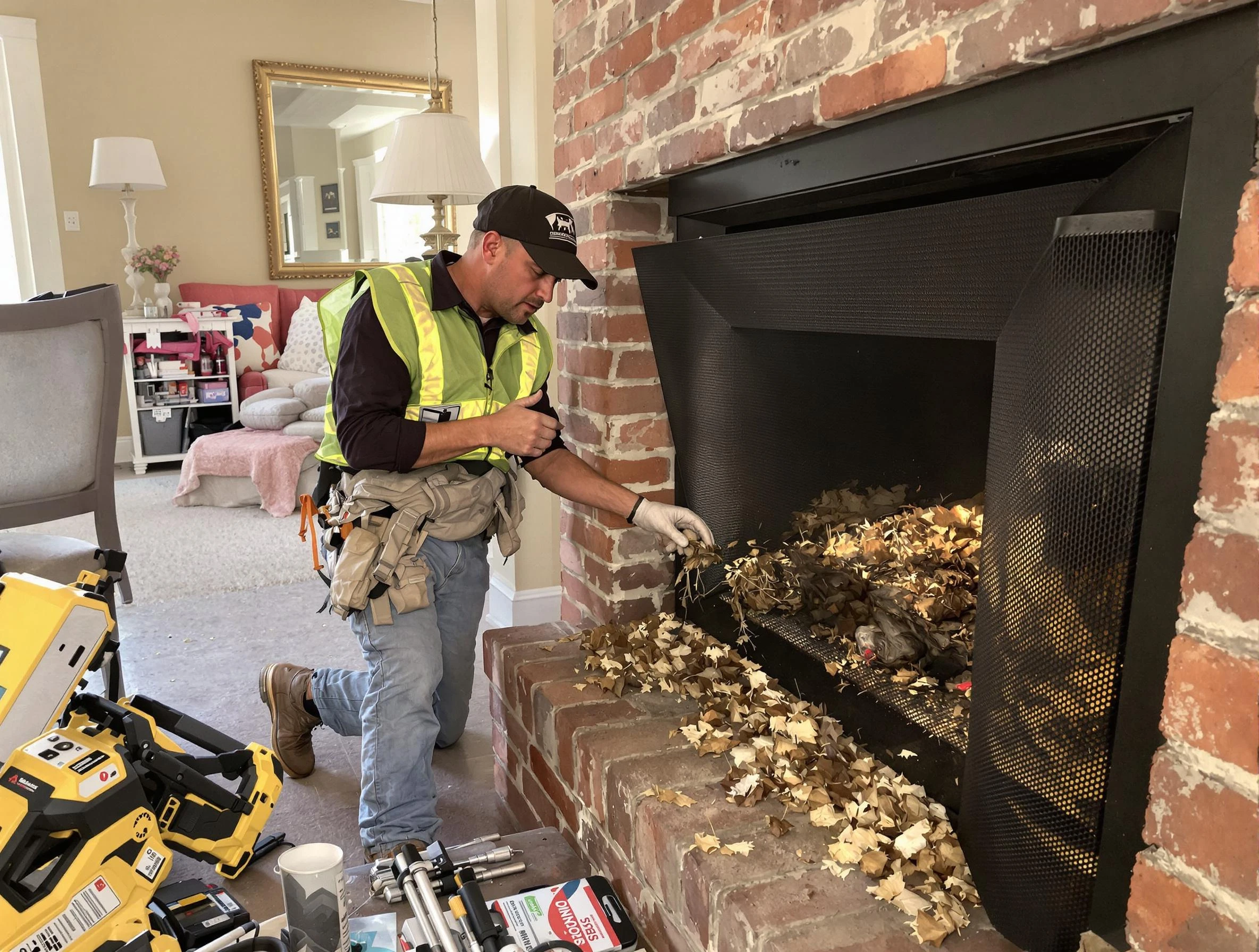 Safe screening installation by Meadow Lake Chimney Sweep in Meadow Lake, NM