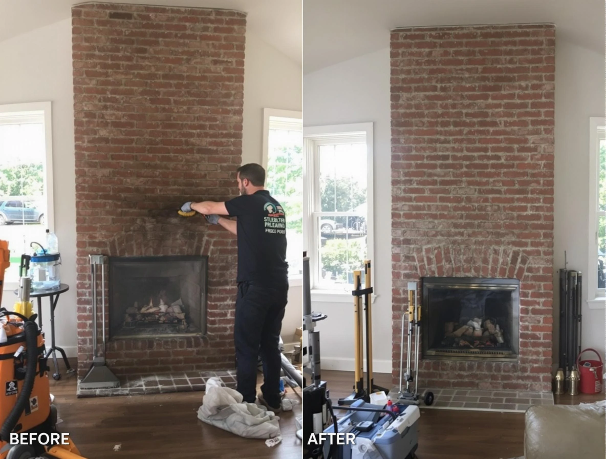 Finished chimney sweeping service by Meadow Lake Chimney Sweep in Meadow Lake, NM
